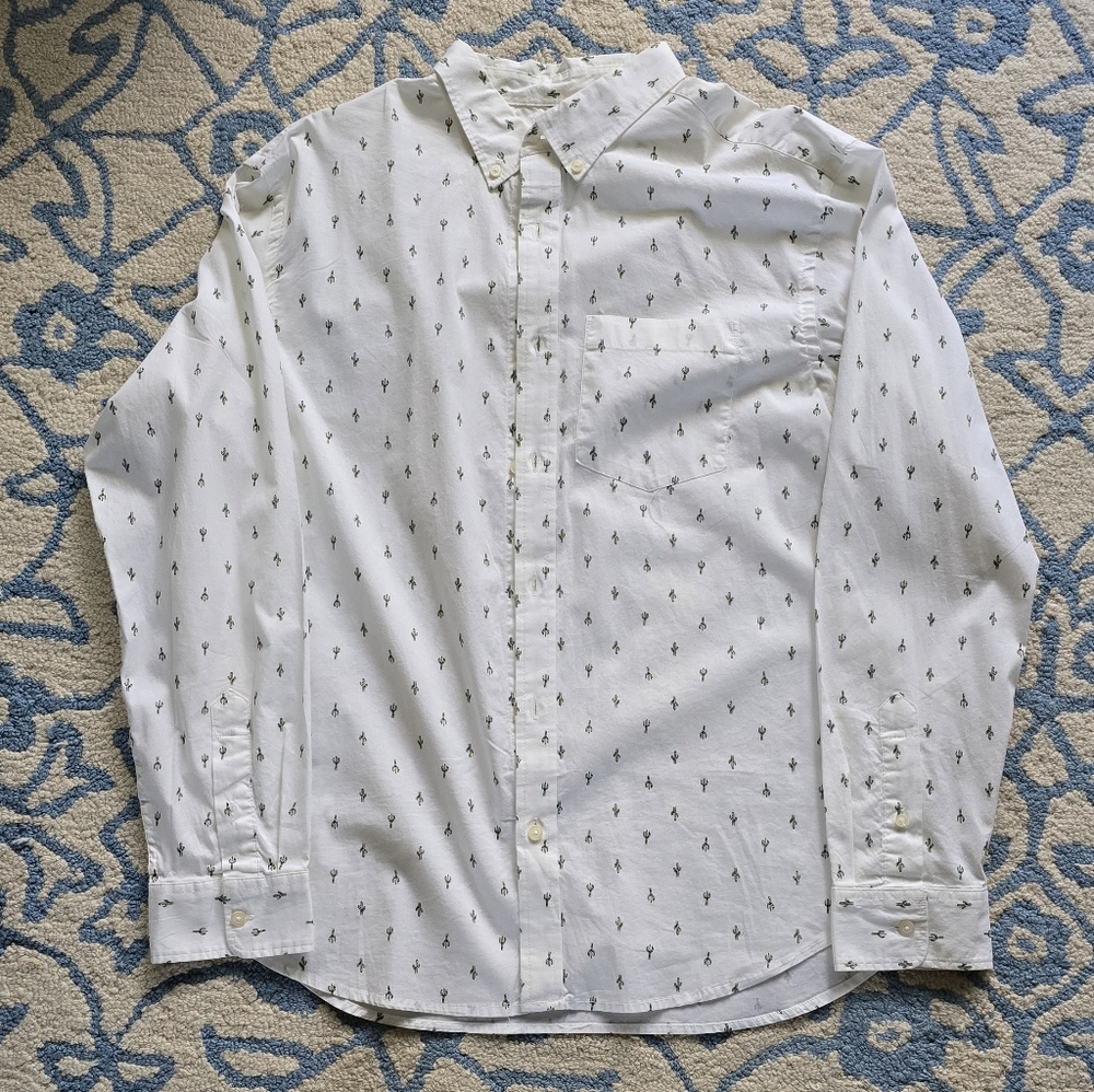 Men's Long Sleeve Cactus Shirt